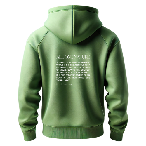 Hoodie with a Message - Sir. David Attenborough